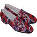3d Lovely Geo Lines Vii Women s Chunky Heel Loafers View3