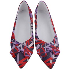 3d Lovely Geo Lines Vii Women s Bow Heels by Uniqued