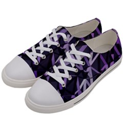 3d Lovely Geo Lines Vi Women s Low Top Canvas Sneakers by Uniqued