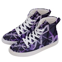 3d Lovely Geo Lines Vi Women s Hi-top Skate Sneakers by Uniqued