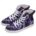 3d Lovely Geo Lines Vi Women s Hi-Top Skate Sneakers View2