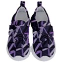 3d Lovely Geo Lines Vi Kids  Velcro No Lace Shoes View1