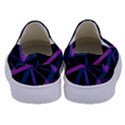 3d Lovely Geo Lines  V Kids  Canvas Slip Ons View4