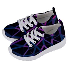 3d Lovely Geo Lines  V Kids  Lightweight Sports Shoes by Uniqued