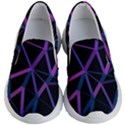 3d Lovely Geo Lines  V Kids Lightweight Slip Ons View1