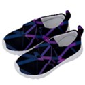 3d Lovely Geo Lines  V Kids  Velcro No Lace Shoes View2