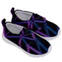 3d Lovely Geo Lines  V Kids  Velcro No Lace Shoes View3