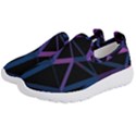 3d Lovely Geo Lines  V Kids  Slip On Sneakers View2