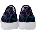 3d Lovely Geo Lines  V Kids  Slip On Sneakers View4