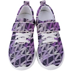 3d Lovely Geo Lines  Iv Women s Velcro Strap Shoes by Uniqued