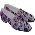 3d Lovely Geo Lines  Iv Women s Chunky Heel Loafers View3
