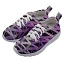 3d Lovely Geo Lines  Iv Kids Athletic Shoes View2