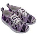 3d Lovely Geo Lines  Iv Kids Athletic Shoes View3