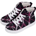 3d Lovely Geo Lines Iii Kids  Hi-Top Skate Sneakers View2