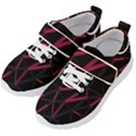 3D Lovely GEO Lines VIII Kids  Velcro Strap Shoes View2
