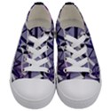 3D Lovely GEO Lines IX Kids  Low Top Canvas Sneakers View1