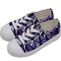 3D Lovely GEO Lines IX Kids  Low Top Canvas Sneakers View2