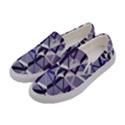 3D Lovely GEO Lines IX Women s Canvas Slip Ons View2
