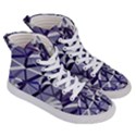 3D Lovely GEO Lines IX Women s Hi-Top Skate Sneakers View3