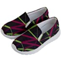 3D Lovely GEO Lines X Kids Lightweight Slip Ons View2