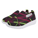 3D Lovely GEO Lines X Women s Slip On Sneakers View2