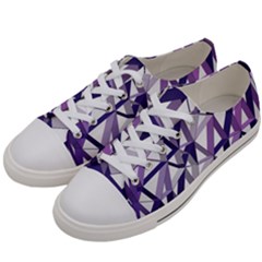 3d Lovely Geo Lines X Women s Low Top Canvas Sneakers by Uniqued