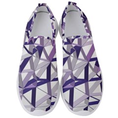 3d Lovely Geo Lines X Men s Slip On Sneakers by Uniqued