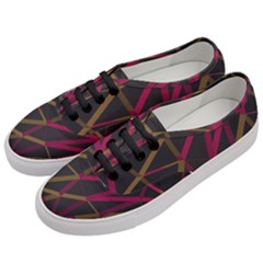 3d Lovely Geo Lines Xi Women s Classic Low Top Sneakers by Uniqued