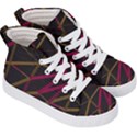 3D Lovely GEO Lines XI Kids  Hi-Top Skate Sneakers View3