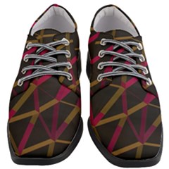 3d Lovely Geo Lines Xi Women Heeled Oxford Shoes by Uniqued