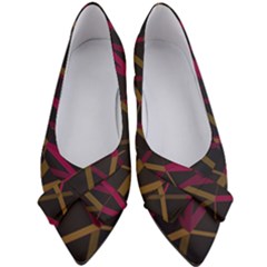 3d Lovely Geo Lines Xi Women s Bow Heels by Uniqued