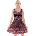 Pink  waves flow series 11 Reversible Velvet Sleeveless Dress View1