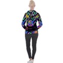 Crazy Multicolored Each Other Running Splashes Hand 1 Women s Overhead Hoodie View2