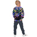 Crazy Multicolored Each Other Running Splashes Hand 1 Kids  Overhead Hoodie View2