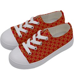 Funhouse Of Mirrors Kids  Low Top Canvas Sneakers by Sparkle
