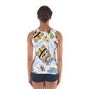 Vector-seamless-pattern-cute-fishing-animals-cartoon Sport Tank Top  View2