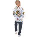 Vector-seamless-pattern-cute-fishing-animals-cartoon Kids  Hooded Pullover View2