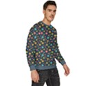 pattern seamless stars colorful Men s Fleece Sweatshirt View3