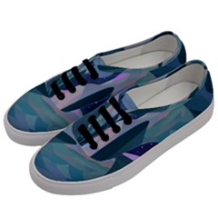 Landscapes Moon Stars Night Men s Classic Low Top Sneakers by Wegoenart