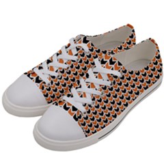 Halloween Plaids Arrow Men s Low Top Canvas Sneakers by ConteMonfrey