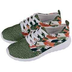 Tropical Polka Plants 2 Men s Lightweight Sports Shoes by flowerland