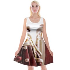 Christmas Figures 11 Reversible Velvet Sleeveless Dress by artworkshop