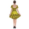 Hieroglyphic Egypt Egyptian Short Sleeve Bardot Dress View2