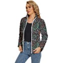 Seamless-vector-pattern-with-watermelons-mint -- Women s Puffer Bubble Jacket Coat View2