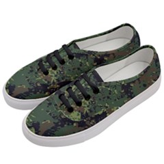 Military Background Grunge Women s Classic Low Top Sneakers by Wegoenart