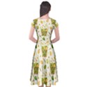 Easter Eggs   Cap Sleeve Wrap Front Dress View2