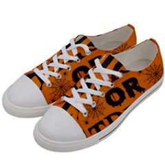 Trick Or Treat Men s Low Top Canvas Sneakers by ConteMonfrey