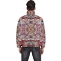 Pastels kaleidoscope Men s Puffer Bubble Jacket Coat View4