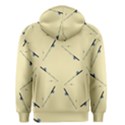 Fishing Rods Pattern Brown Men s Zipper Hoodie View2