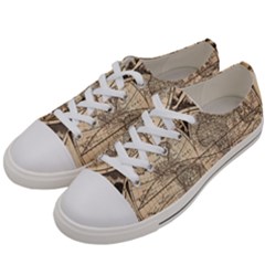 World Map - Nova Delineatio Totius Orbis Terrarum -  1659-1733 Women s Low Top Canvas Sneakers by ConteMonfrey